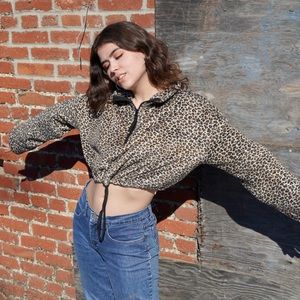 Urban Outfitters Leopard Angela Fleece
